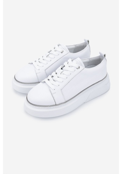 Valmenti Kadın Hakiki Deri Beyaz Sneakers & Spor Ayakkabı 1115 8026 Bn Ayk Y25 Beyaz Fltr Beyaz