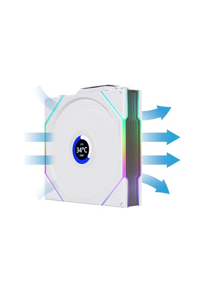 Lian Li Unı Fan Tl Wıreless Lcd 1x120mm Beyaz Kasa Fanı Azaz0llı0088