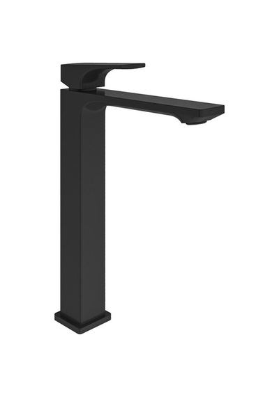 Fold Yüksek Lavabo Bataryası Mat Siyah
