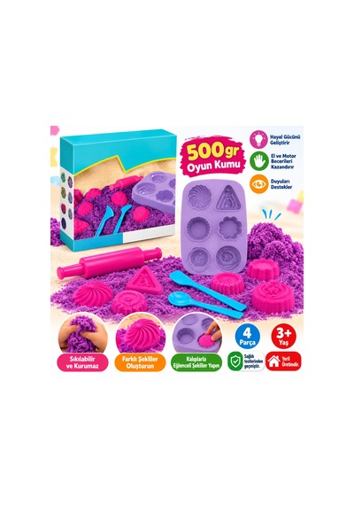 03624 Kap Kek Kum Set 500 Gr Artstand Aklby-bsva58 Çok  Renkli