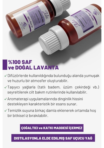 Tala Lavanta Uçucu Yağı %100 Saf Ve Doğal 10 ML