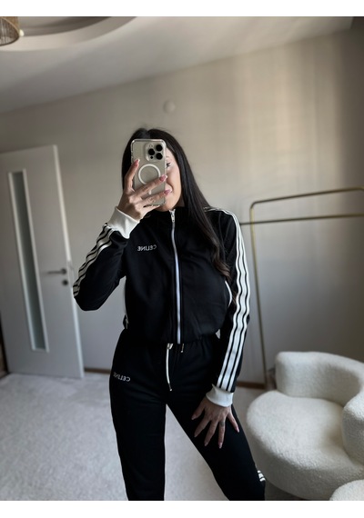 Moystore Cellinnee Siyah Eşofman Takım Siyah