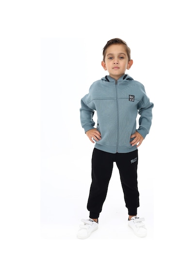 Toontoy Kids Toontoy Erkek Çocuk Nakışlı Eşofman Takım Mavi