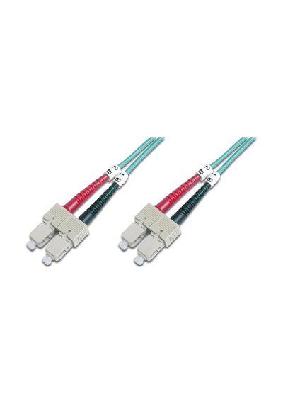 Digitus Sc-sc Fiber Optik Patch Kablo, 1 Metre, Multimode, Duplex, 50/125, Om3 -18800