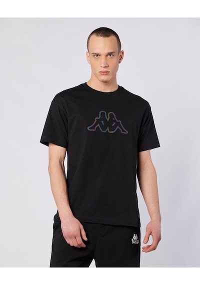 Kappa Logo Brian T-shirt Erkek Siyah Regular Tişört
