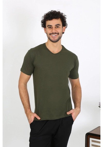 Najmaddin.com Beru Erkek Penye Haki 3'lü Pijama Takımı