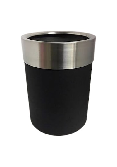 Rüzgar Yapay Çiçekçilik 40x30 Gümüş Saksı Siyah