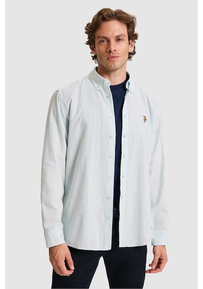 U.s. Polo Assn. Erkek Nil Gömlek Basic 50320255-vr083 Nıl