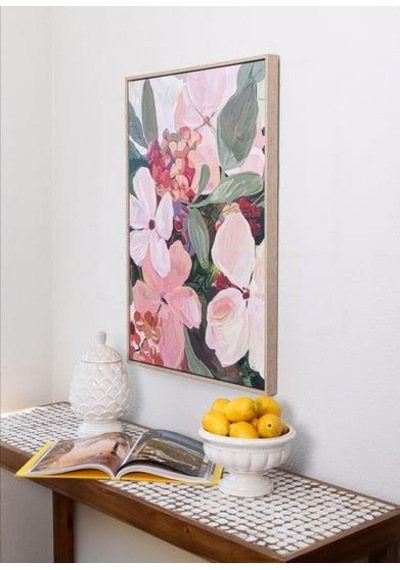 The Mia Floral Kanvas Tablo 60x90 Cm Tbl0069