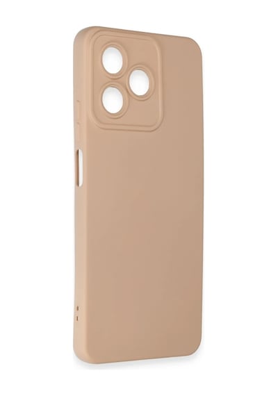 Realme C53 Kılıf Nano İçi Kadife Silikon - Pudra 0.2M-Çok Renkli