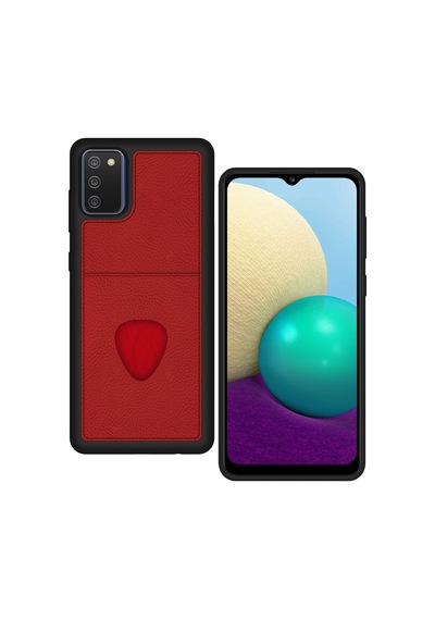 FitCase Samsung Galaxy Uyumlu A02s Kılıf Proda Deri Tek Kartlık Cepli Kapak