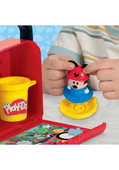 Play-doh Disney Junior Mickey Mouse Clubhouse, On-the-go Garaj Mickey Mouse Oyun Seti, Çocuklar İçin Sanat Ve El Sanat