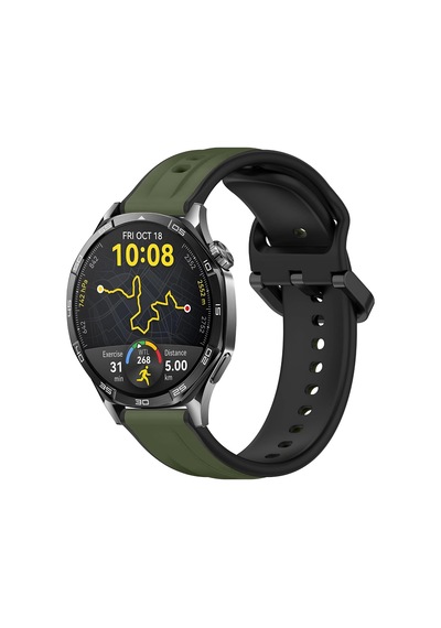 22mm İle Uyumlu Saatler İçin Çift Renkli Şerit Model 46mm Silikon Kordon Huaweı Watch Gt6 Pro/gt6/gt5 Pro/gt5/gt4/watch 4 Pro/gt3/gt3 Pro/gt2/gt2 Pro Diğer