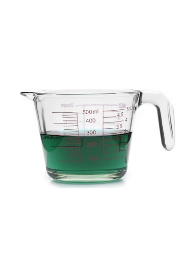 Kulplu Cam Beher 500 ML - Cam Ölçü Kabı - Multi Ölçekli - 2 Cup