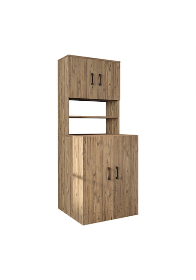 Çamaşır-kurutma Makinesi Dolabı Kapaklı Banyo Dolabı.55 Atlantik Çam Çamaşır-kurutma Makinesi Dolabı Kapaklı Banyo Dolabı.55 Atlantik Çam