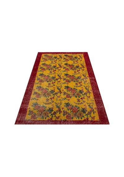 Eskitme Vintage %100 El Dokuma Halı 116x201 Cm 9818