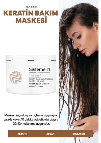 Sisteme 11 Keratin Maske 350 Ml