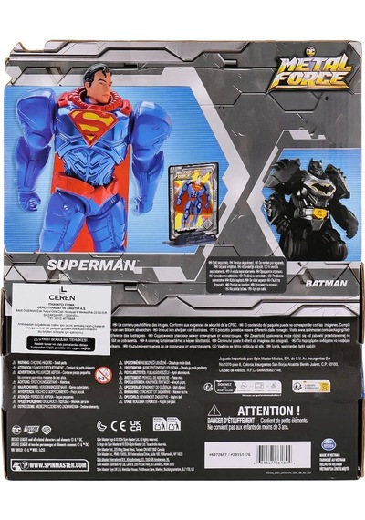 Spm-6072667 12 Xl Metal Force Heroes Superman Standart