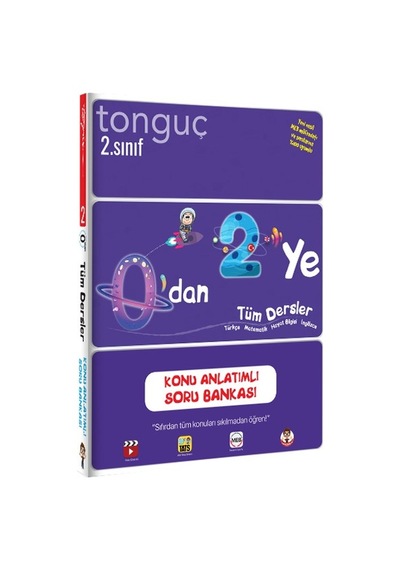 Tonguç Akademi 2. Sınıf 0'Dan 2'Ye Konu Anlatımlı Soru Bankası