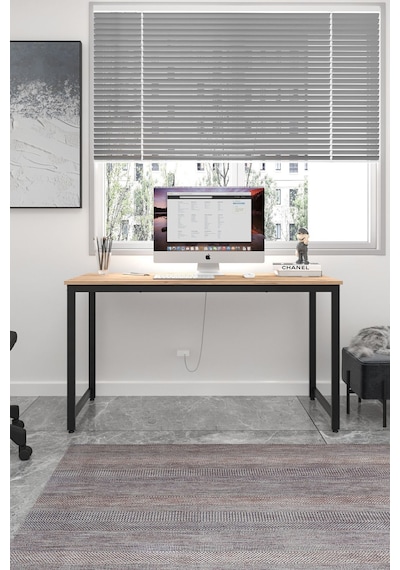 Çalışma Bilgisayar Masası Ofis Masası 60 X 140 Cm - Atlantik Çam