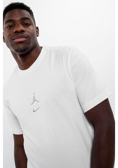 Nike Jordan Mvp Men's Jumpman T-shirt Erkek Günlük Nakış Swoosh Pamuklu Tişört Beyaz Beyaz