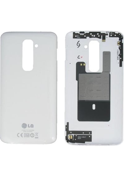 LG Uyumlu G2 D802 Arka Kapak Beyaz