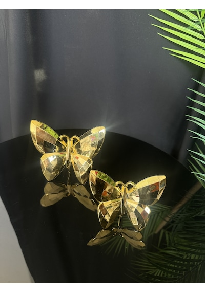 Halcyon Dekoratif Kelebek Gold