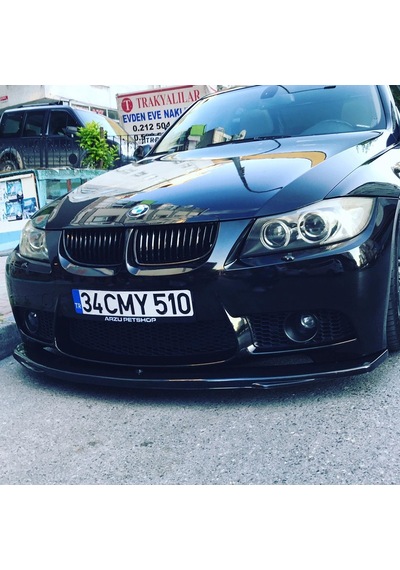 Bmw E90 Ön Lip - Plastik - Parlak Siyah
