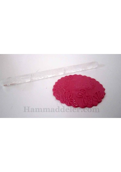 Kelebek Dekor Mini Merdane 16.5 Cm Diğer
