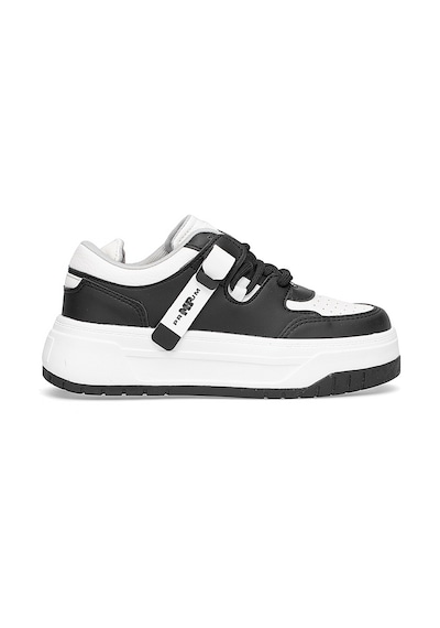 M.p 252-6125zn Kadın Klasik Sneaker Siyah - Beyaz Siyah - Beyaz