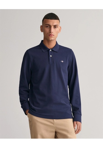 Gant Erkek Lacivert Regular Fit Logolu Polo-lacivert Lacivert