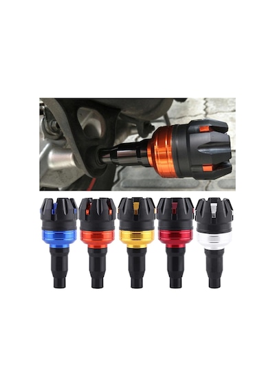 Merpa Motosiklet Motor/Şase Koruma Takozu 124mm Turuncu