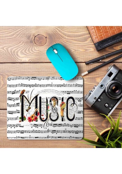 Müzik Yazı Defter Mouse Pad Mousepad