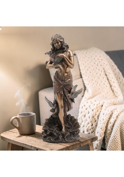 Dekoratif Afrodit Biblo Wise Veronese Antik Yunan Mitolojisi Poliresin Obje 28 Cm .