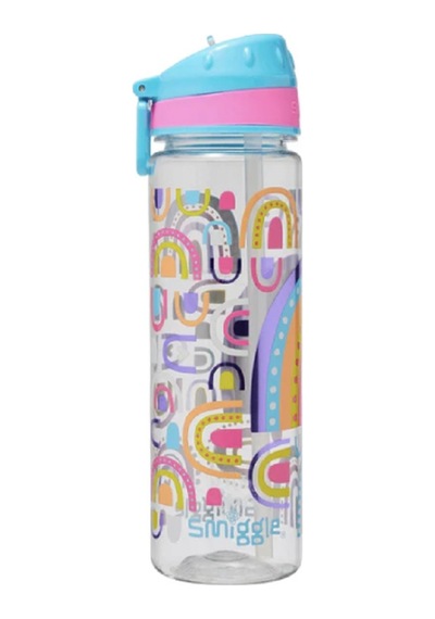Smiggle Fly High Drink Up Bottle 650ml Blue Suluk Çok Renkli