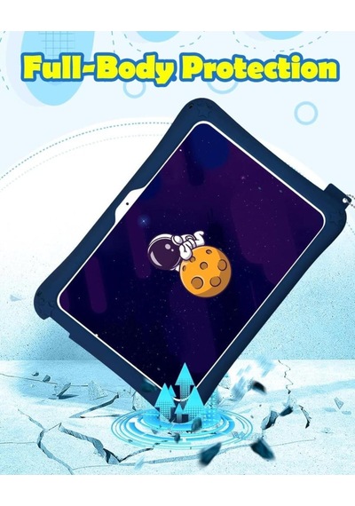 Samsung Galaxy Tab S6 Lite P610/p620 10.4" Uyumlu Popit Standlı Çocuk Kılıfı Askılı Silikon Pop It Kılıf