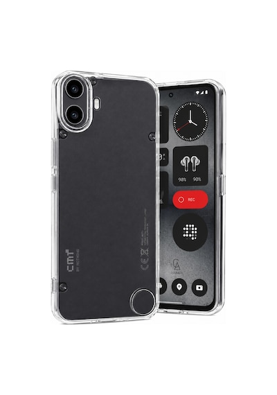 Nothing Phone Nothing Cmf Phone 1 İle Uyumlu Kılıf Şeffaf Kamera Korumalı Esnek Silikon Telefon Kılıfı Kapak