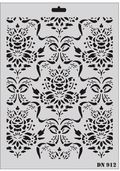Mey İthalat Rich Dantel Seri Dn-912 Stencil 35x25 Cm Diğer