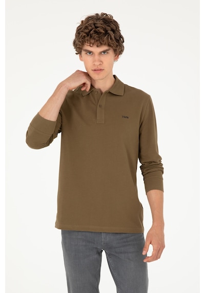 U.s. Polo Assn. Erkek Haki Sweatshirt 50295169-vr027 Haki