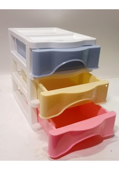 3 Çekmeceli Renkli Mini Komidin 21x15 H:20 Plastik Ivır Zıvır Dikiş Nakış Enfiye Kutusu Avandanlık Çok Renkli 3 Çekmeceli Renkli Mini Komidin 21x15 H:20 Plastik Ivır Zıvır Dikiş Nakış Enfiye Kutusu Avandanlık Çok Renkli