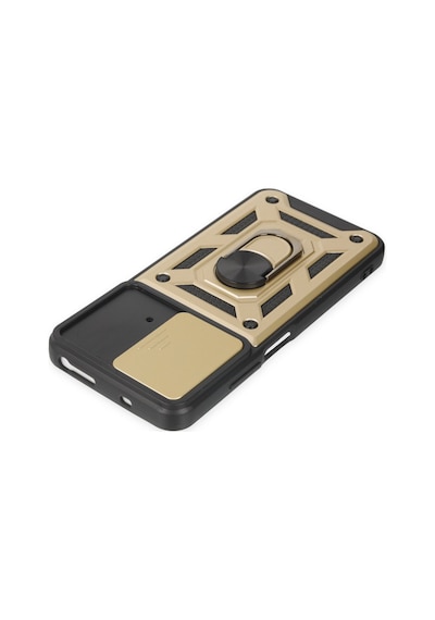 Xiaomi Poco M4 Pro 4g Uyumlu Kılıf Pars Lens Yüzüklü Silikon - Gold