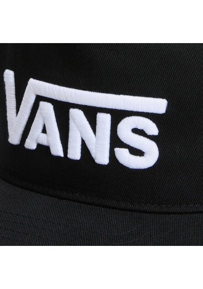 Vans Drop V Logo Snapback Unisex Siyah Şapka Vn000qahblk1 Siyah