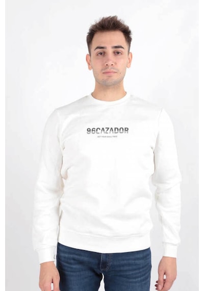 Cazador Erkek Sweatshirt Ekru 5226 25ke90000080 E90011 Ekru