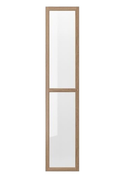 Ikea Oxberg Kitaplık Kapağı, Meşe Görünümlü, 40x192 Cm