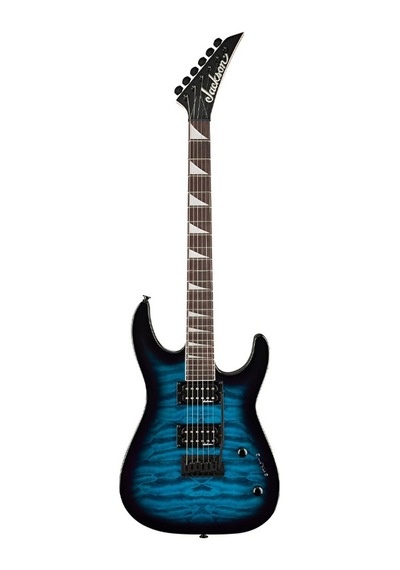 Jackson 2910211586 Js20 Dinky Dkq 2pt Elektro Gitar Transparent Blue Burst Amaranth Klavye Mavi Burst Cila Ve 2-noktalı Tremolo Jackson 2910211586 Js20 Dinky Dkq 2pt Elektro Gitar Transparent Blue Burst Amaranth Klavye Mavi Burst Cila Ve 2-noktalı Tremolo