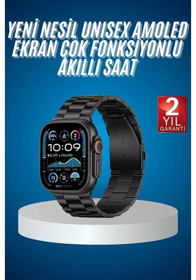 Mey İthalat Akıllı Saat 3 Kordonlu Waterproof Adımsayar, Titreşim Ve Gps Özelliği