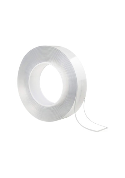30mm 3 Metre Çift Taraflı Nano Teknoloji Süper Yapıştırıcı Şeffaf Bant, 1mm 3cm 3m