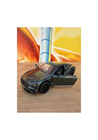 2019 Bentley Continental Gt Diecast Model Araba Sesli Işıklı Çekbırak Açılan Kapılar Bentley Model A Yeşil