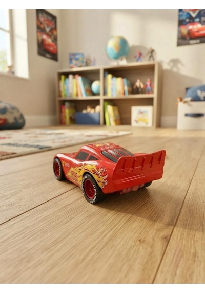 Şimşek Mcqueen Metal Yarış Arabası 12 Cm Boyutunda Eğlenceli Koleksiyonluk Araba Kırmızı