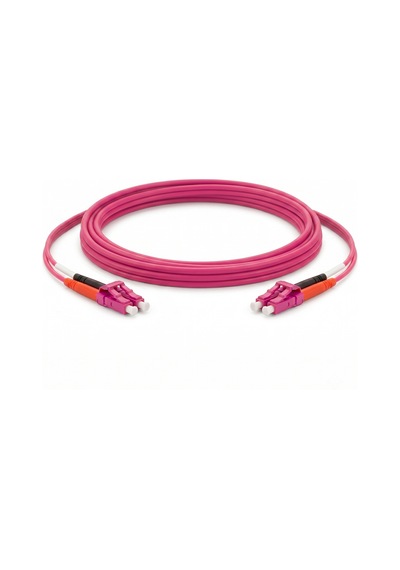 Alfafonet Lc/pc-lc/pc Multimode Om4 Dupleks 2 Metre Fiber Patch Cord